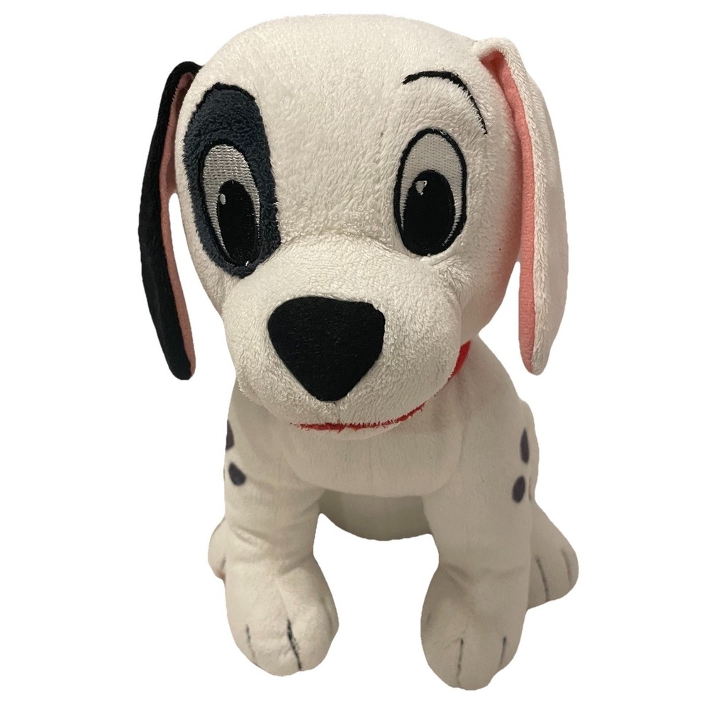Disney Cares‎ 101 Dalmatians Patch Plush Dog White Black Spot 10 Stuffed Animal